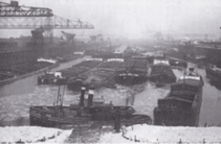 Port Schwelgern around 1930  Port Schwelgern around 1930
